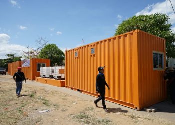 Kontainer Bantuan GG Tiba di Pusat Gempa Lombok