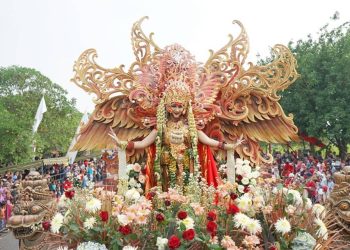 Parade Kerajaan di Pekan Budaya Kabupaten Kediri
