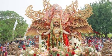Parade Kerajaan di Pekan Budaya Kabupaten Kediri