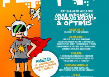 Kontes dan Pameran Kartun Menyambut Hari Anak Sedunia