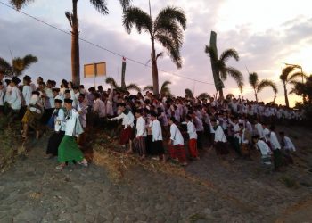 Ribuan Santri Lirboyo Ikut Doa Bersama Tahun Baru Hijriah