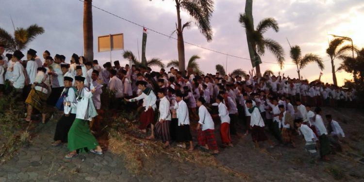 Ribuan Santri Lirboyo Ikut Doa Bersama Tahun Baru Hijriah