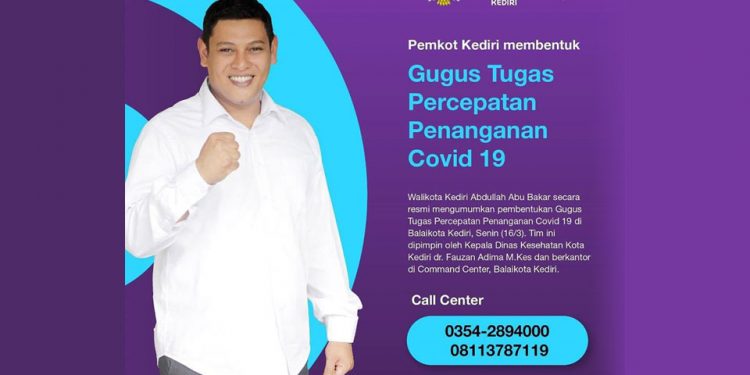 Call Center Antisipasi Virus Corona Kota Kediri Aktif 24 Jam