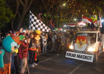 Maskot Pilkada Kediri Diarak ke Seluruh Penjuru Kabupaten