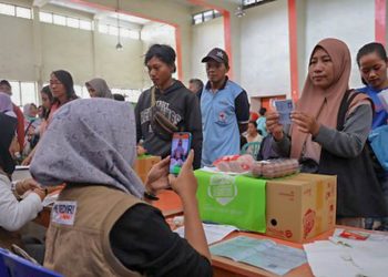 2.155 Keluarga Kurang Gizi di Kota Kediri Menerima Bantuan Pangan