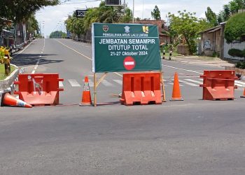 Jembatan Semampir Ditutup Karena Bergeser, Diperbaiki 2025