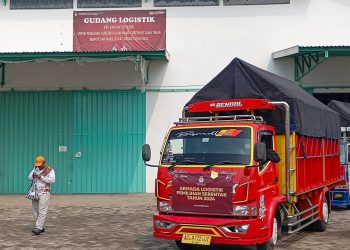 Logistik Pilkada Kabupaten Kediri Didistribusikan ke 26 Kecamatan
